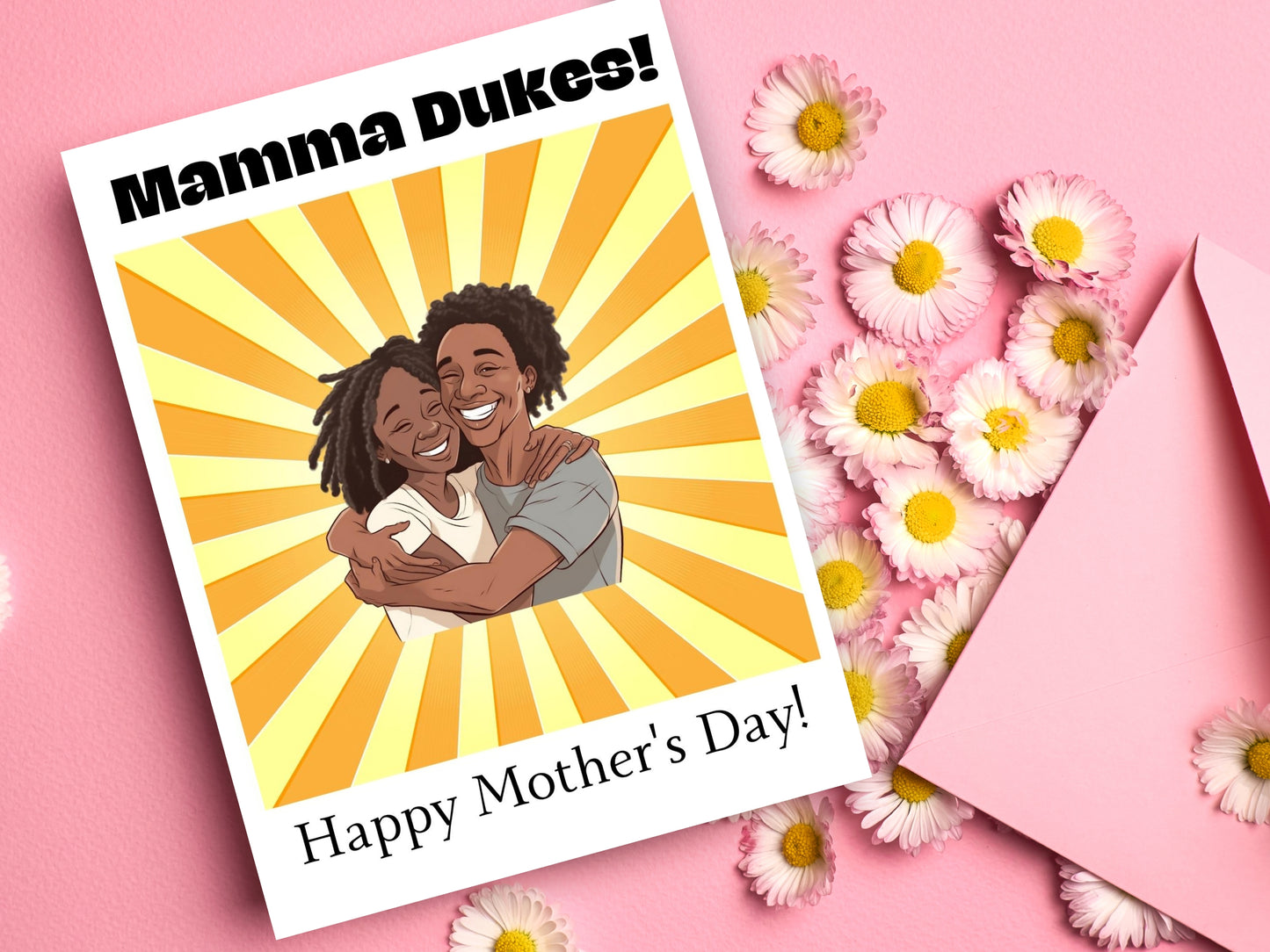Momma Dukes-African American Mother's Day Card