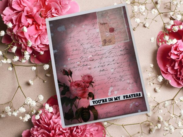 Mixed Media Greeting Card