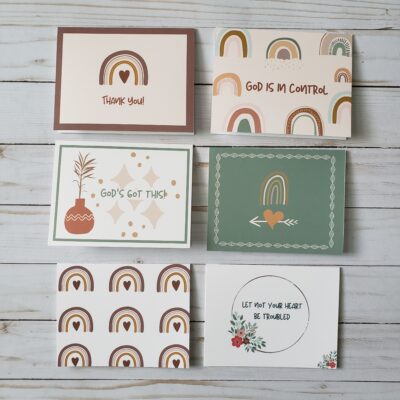 Boho Blank Note Card Set