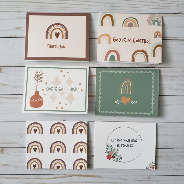 Boho Blank Note Card Set