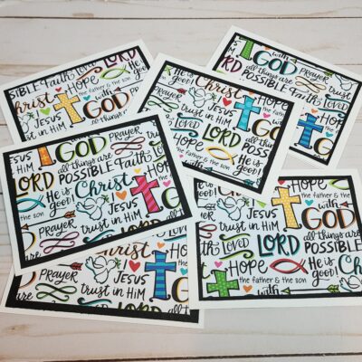 Christian Notecard Seet