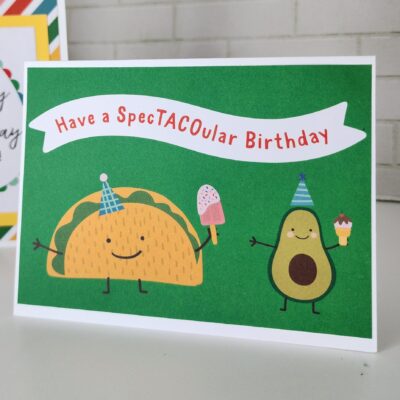 Taco Birthday Card