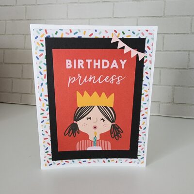 Princess Birthday Card